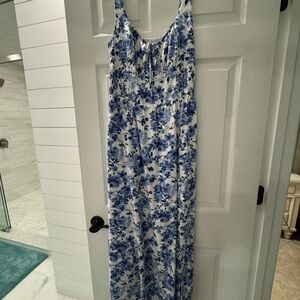 Hollister Blue Floral Dress